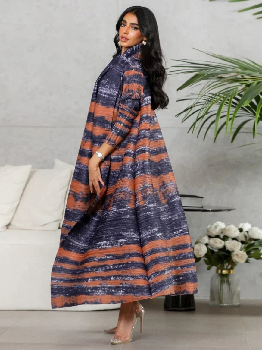 Eid Muslim Abaya for Women Dress Pleated Cardigan Abayas Saudi Arabic Party Ramadan Maxi Vestidos Morocco Kaftan Long Robe 2026