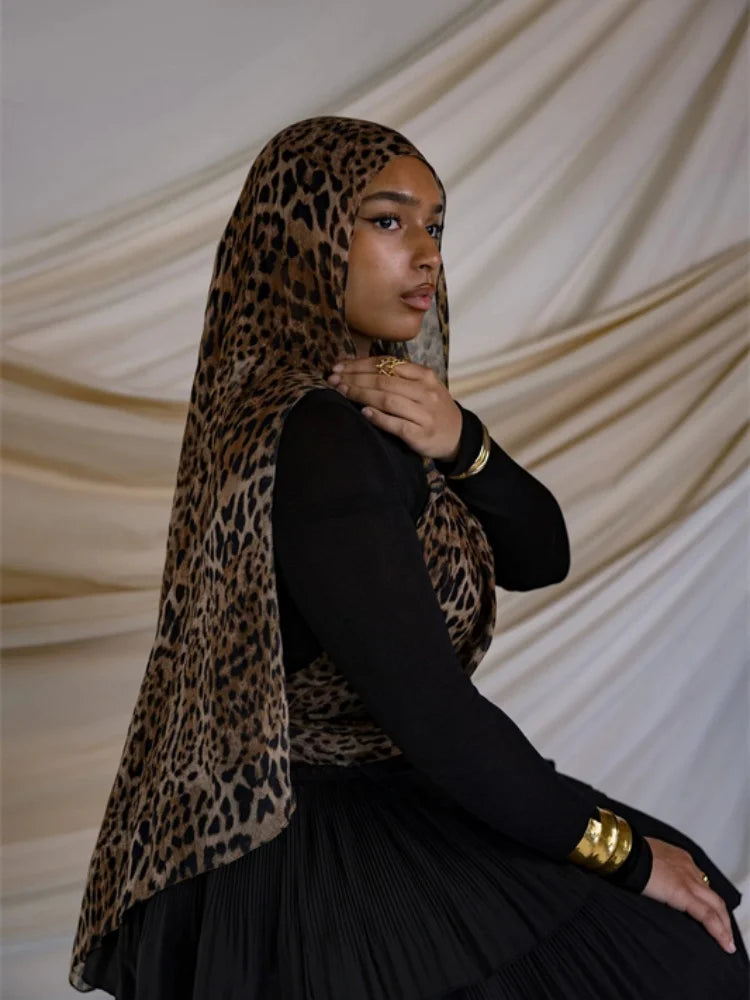 Leopard Print, Bohemian Watercolor and Soft Hijabs