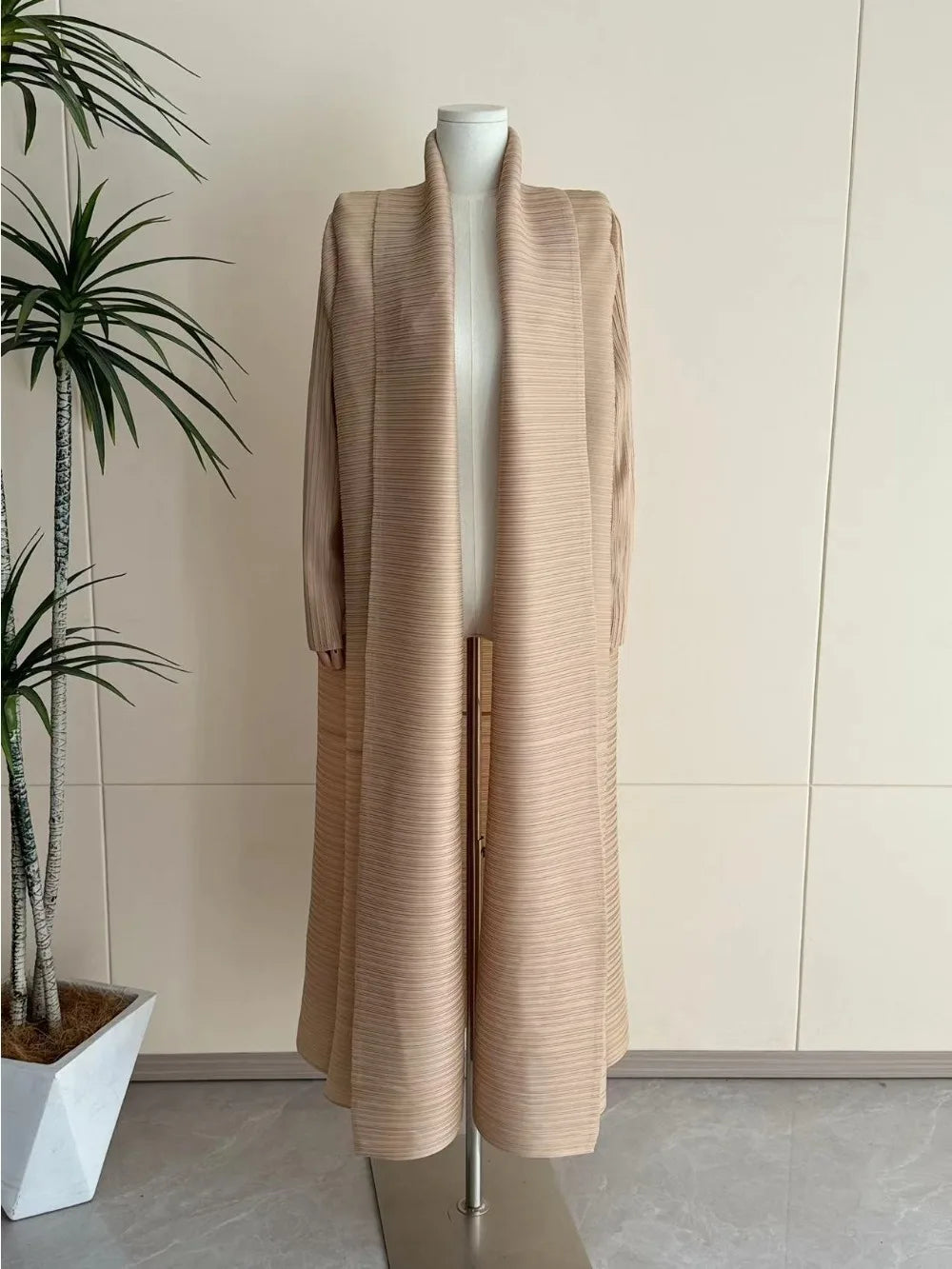 Eid Muslim Party Dress for Women Abaya Pleated Stretch Cardigan Ramadan Abayas Kaftan Islam Dubai Arab Modest Long Robe 2024