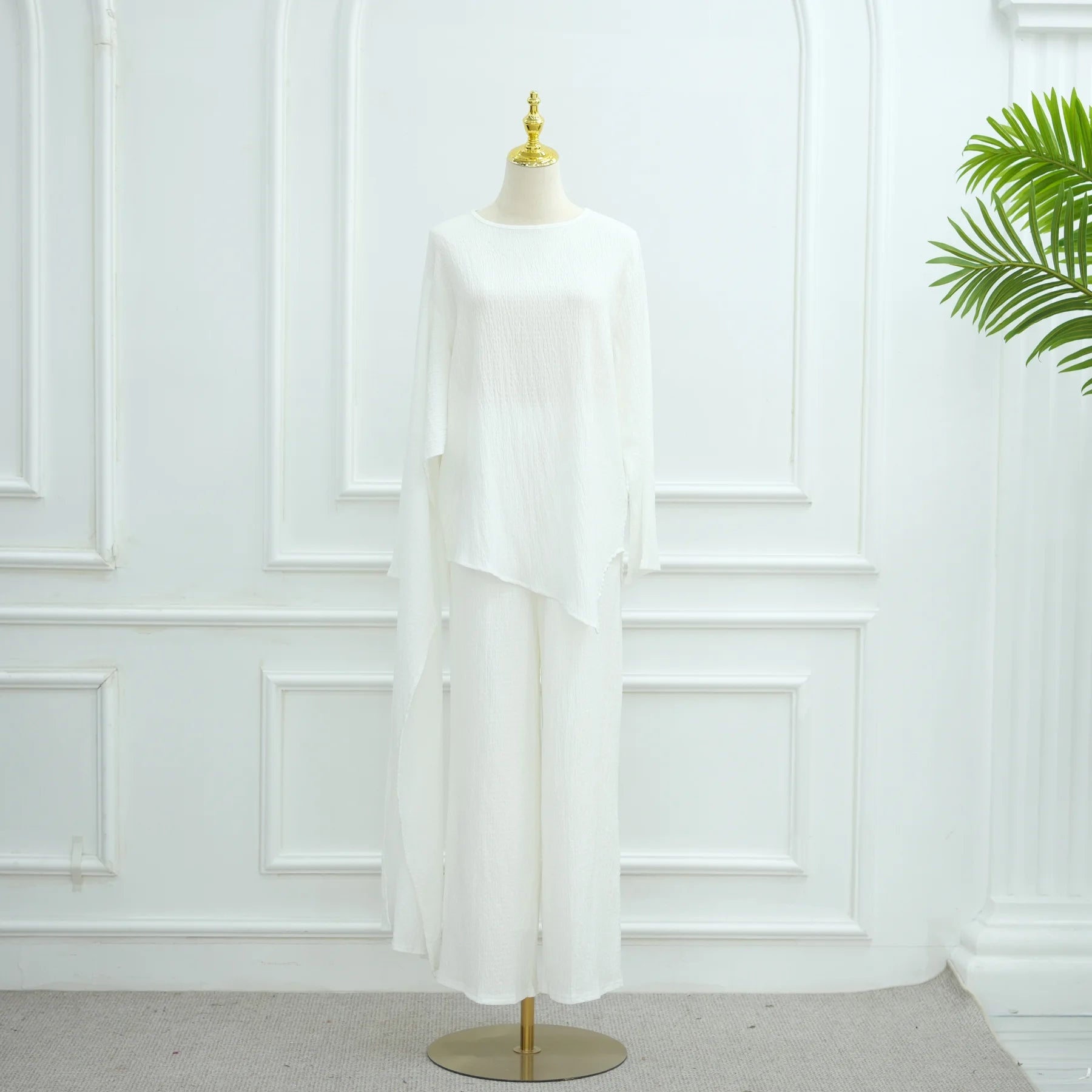 Button-Down Cardigan and Pants Suit Islam Modest Outfit 2025 Turkey Clothes