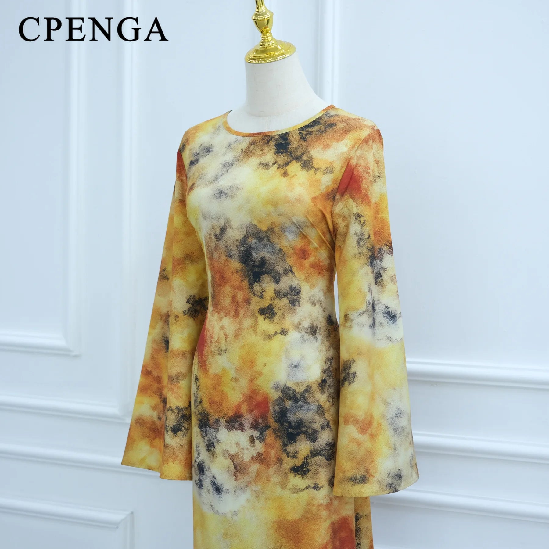 2025 Waist Abaya Dress for Women Elegant Muslim Dress for Party Long Sleeve Colorful Drawstring Dresses Islam Clothing