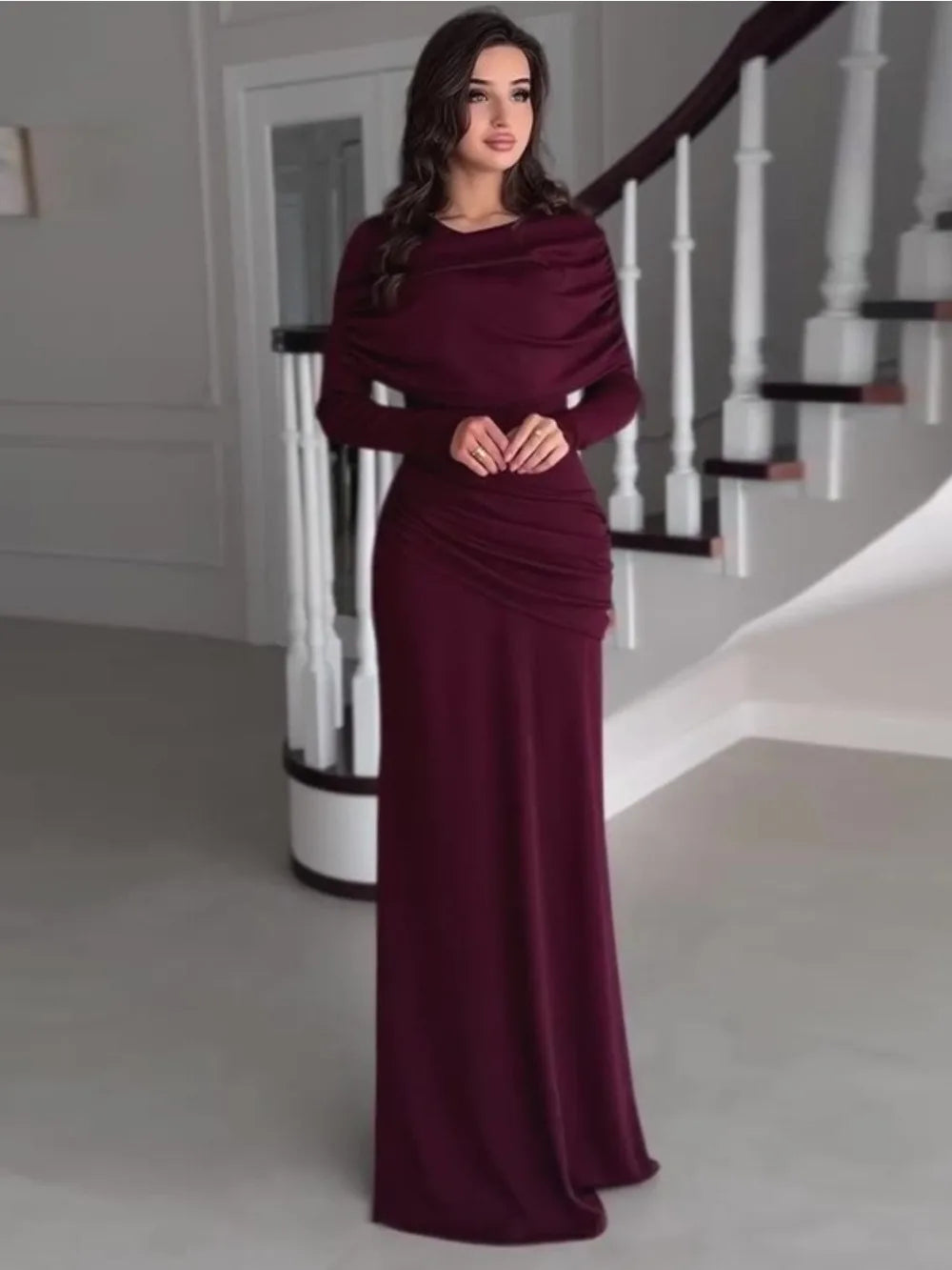 Eid Women Dress Abaya Muslim Solid Slim Fit Pleated Party Dresses Jalabiya Ramadan Dubai Vestidos Largos Arab Long Robe 2026