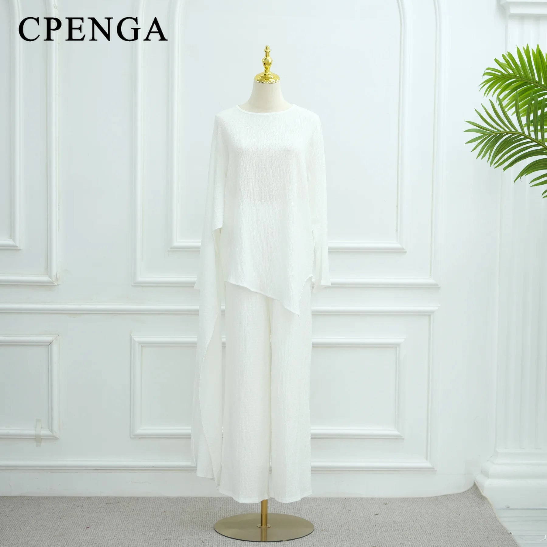 Button-Down Cardigan and Pants Suit Islam Modest Outfit 2025 Turkey Clothes